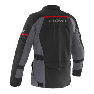 Giacca moto touring Clover Scout 5 Wp Rosso Nero