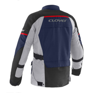 Giacca moto touring Clover Scout 5 Wp Blu