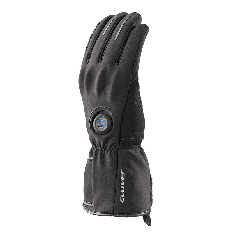 Guanti moto riscaldati Clover Metro Wp Kit Nero