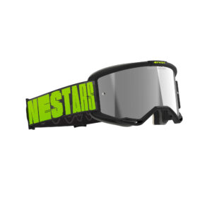 Maschera cross bimbo Alpinestars Vision Youth Giallo Lente Specchiata