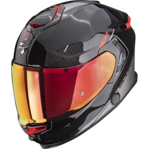 Casco moto integrale Scorpion Exo-Gt Sp Air Asphalt Nero Argento