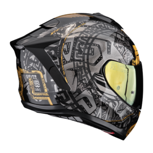 Casco moto integrale Scorpion Exo-1500 Apus Nero Grigio Oro