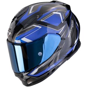 Casco moto integrale Scorpion Exo 491 Nero Blu