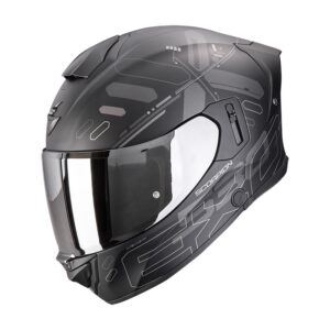 Casco moto integrale Scorpion Exo 530 Air Fond Nero Opaco Argento