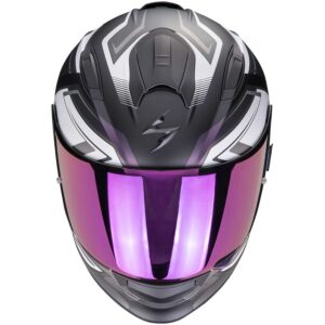 Casco moto integrale Scorpion Exo 491 Zumo Nero Opaco Cangiante