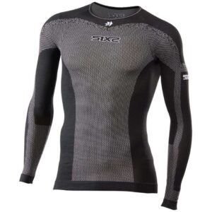Maglia intima tecnica estiva maniche lunghe Sixs TS2L BT Nero