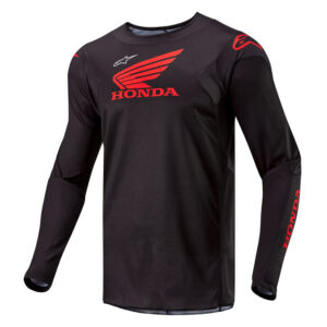 Maglia cross Alpinestars Racer Iconic Honda Nero Rosso