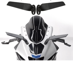 Specchietti per moto regolabili universali nero