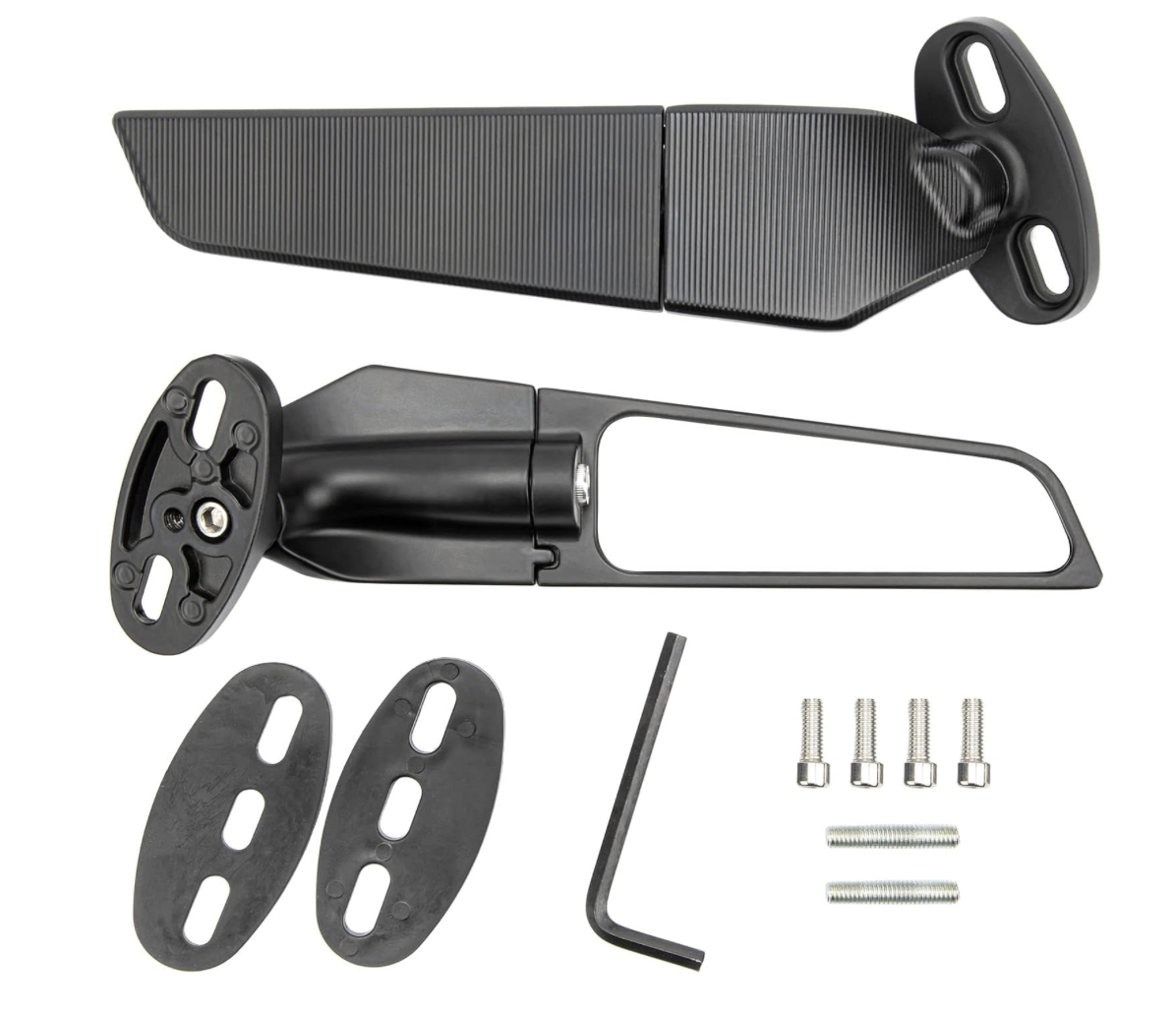 Specchietti per moto regolabili universali nero