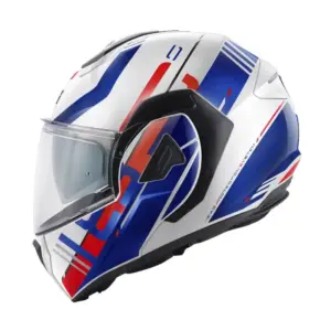 Casco modulare reversibile Givi X30 Pulsar Bianco Blu Rosso
