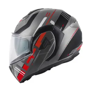 Casco modulare reversibile Givi X30 Pulsar Titiano Rosso Opaco