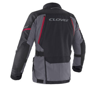 Giacca moto touring Clover Outland 3 Wp Rosso Nero