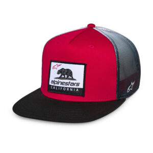 Cappellino Alpinestars Cali Trucker Gradient Rosso Nero Bianco