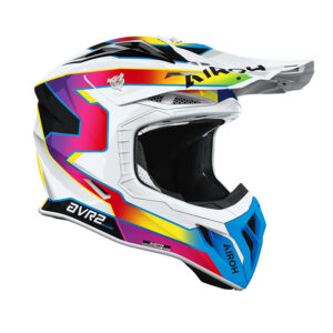Casco cross Airoh Ace 2 Sunrise Lucido