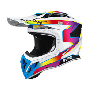 Casco cross Airoh Ace 2 Sunrise Lucido