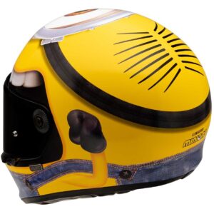 Casco moto integrale Hjc V10 Stuart Minions MC3 Giallo