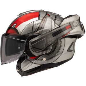 Casco moto modulare Hjc F100 Antman Marvel MC1