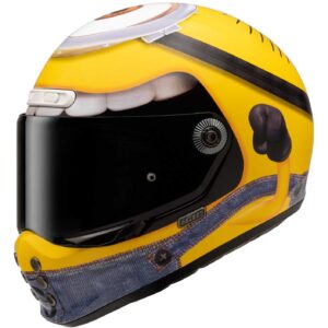 Casco moto integrale Hjc V10 Stuart Minions MC3 Giallo
