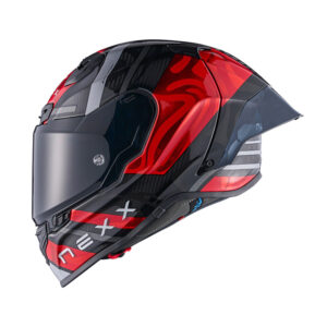 Casco moto integrale Nexx X R3R Swirl Rosso