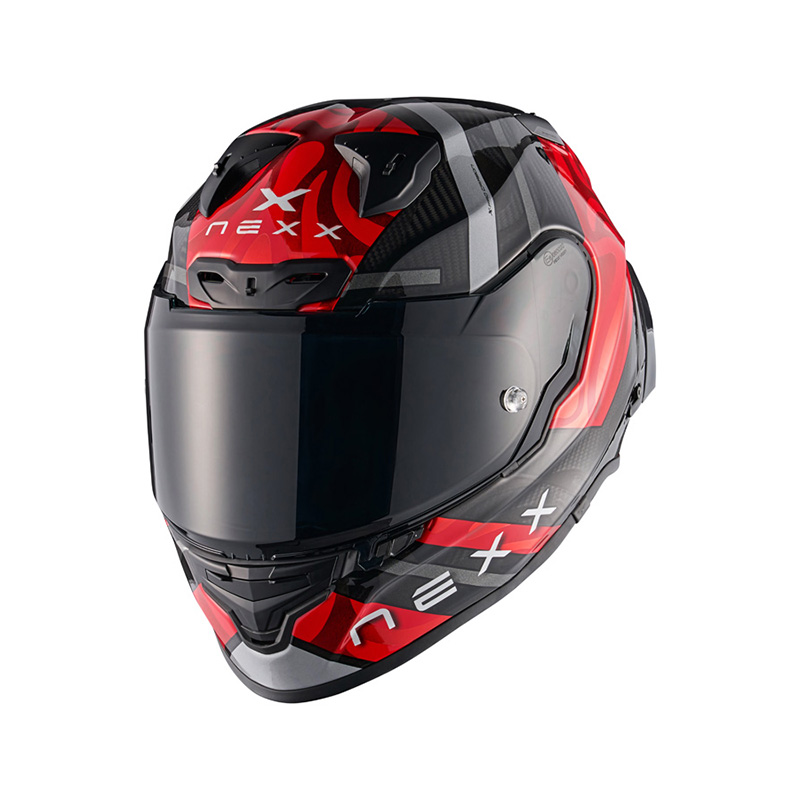 Casco moto integrale Nexx X R3R Swirl Rosso