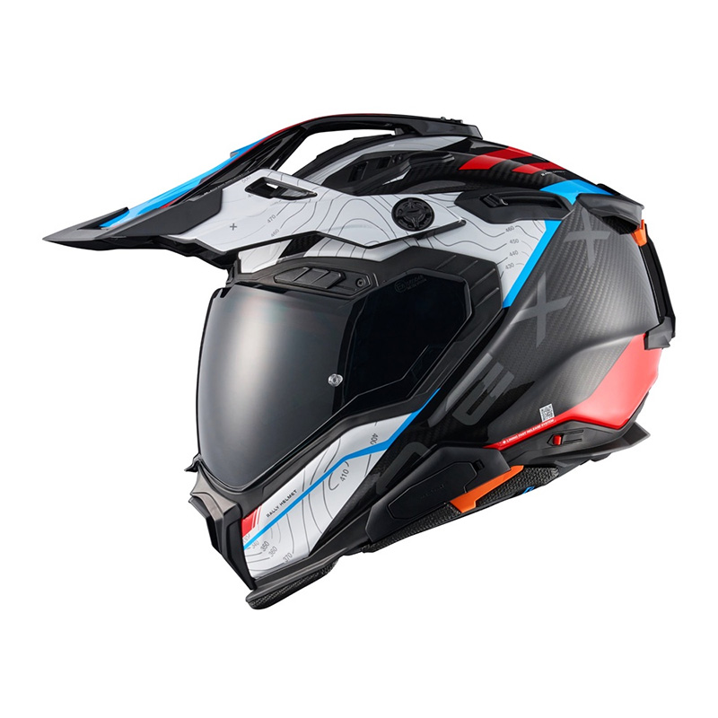 Casco moto touring Nexx X.Wed3 Furka Blu Rosso