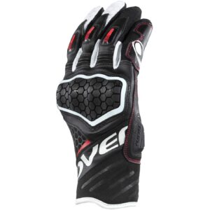 Guanti moto estivi Clover Predator 2 Bianco Rosso Nero