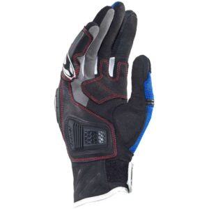 Guanti moto estivi Clover Predator 2 Blu Bianco Nero