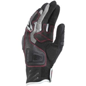 Guanti moto estivi Clover Predator 2 Bianco Rosso Nero