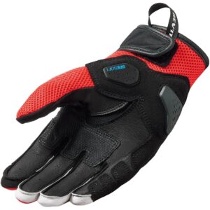 Guanti moto Revit Ritmo Nero Neon Rosso