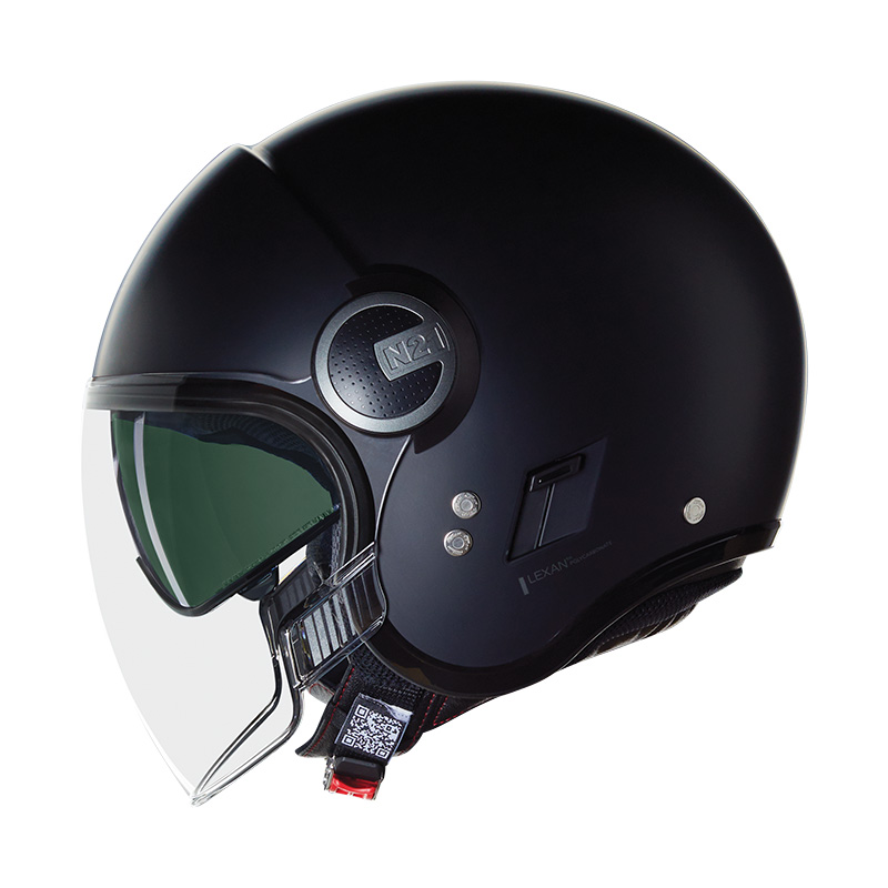 Casco jet Nolan N21 Visor Classico Nero Opaco