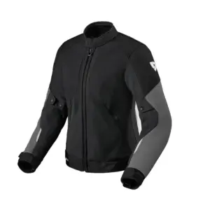Giacca moto estiva da donna Revit Torque 2 H2O Nero Antracite