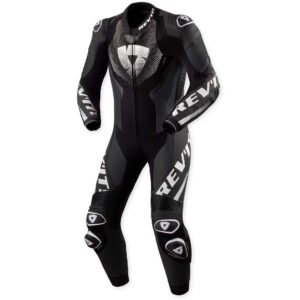 Tuta moto intera Revit Hyperspeed 3 Nero Bianco