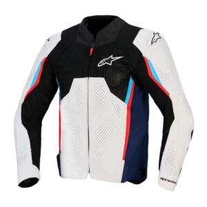 Giacca moto estiva Alpinestars Ast V3 Air Grigio Blu