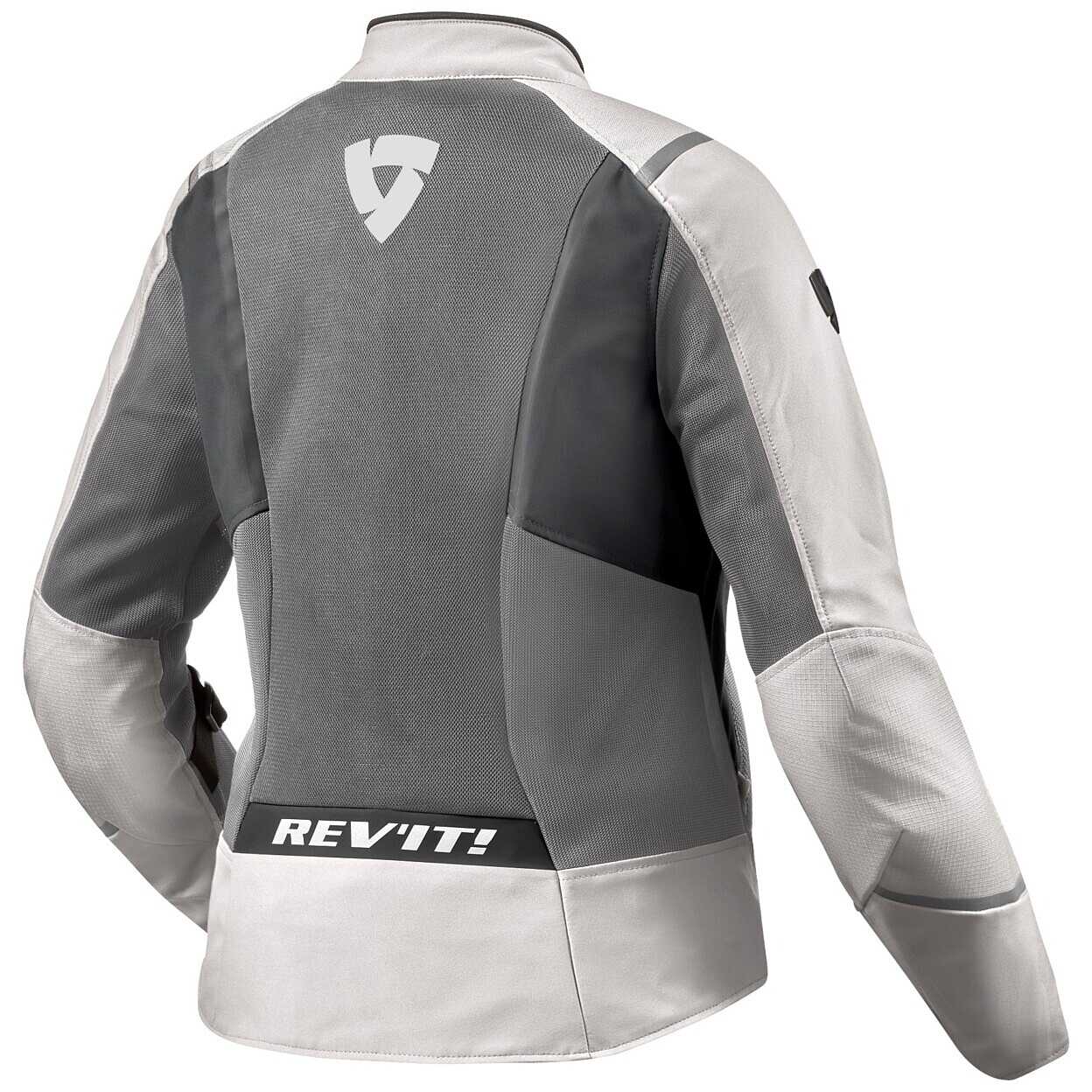 Giacca moto traforata da do Revit Airwave 4 Antracite Rosso