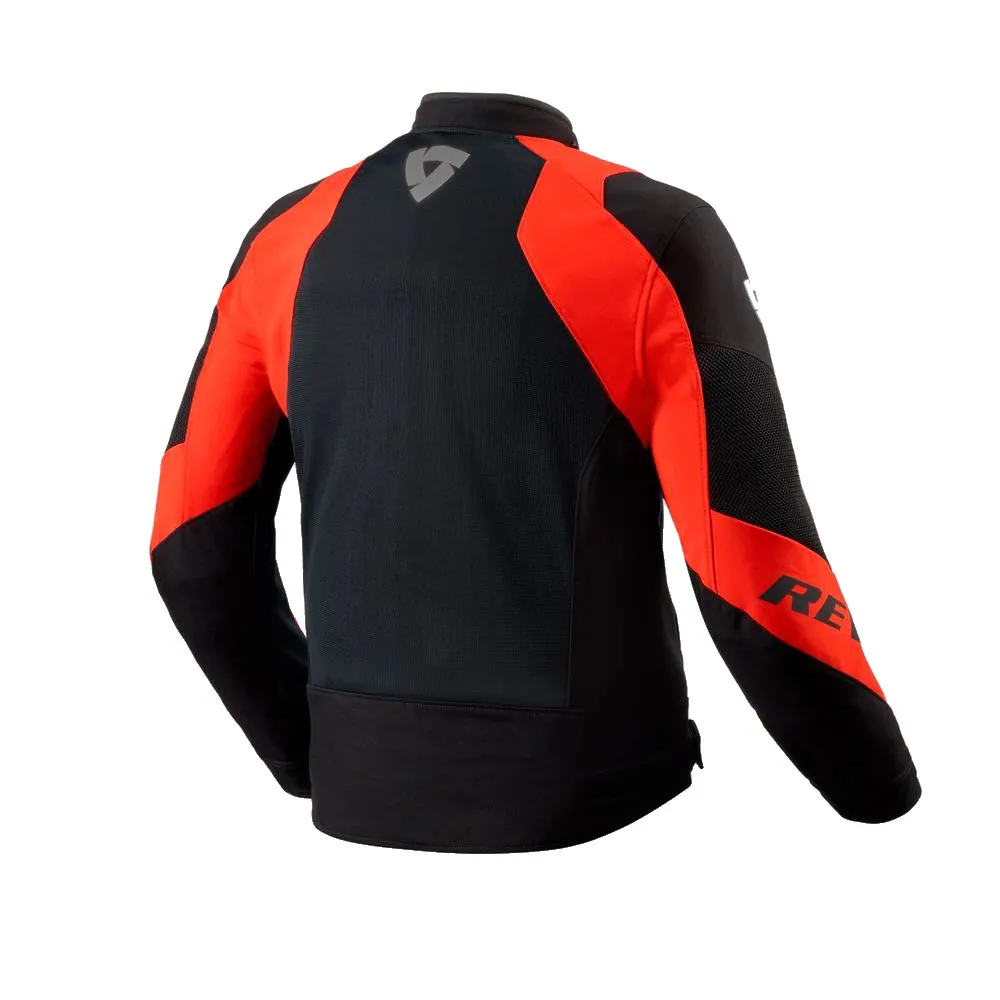 Giacca moto estiva traforata Revit Hyperspeed 3 GT Air Nero Rosso