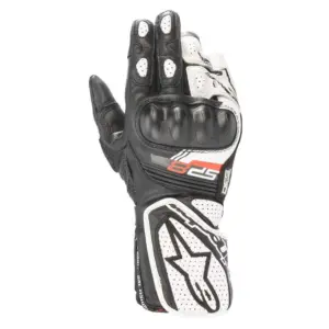 Guanti moto donna Alpinestars SP8 V3 Stella Nero Bianco