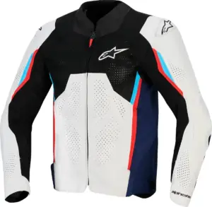 Giacca moto estiva Alpinestars Ast V3 Air Grigio Blu