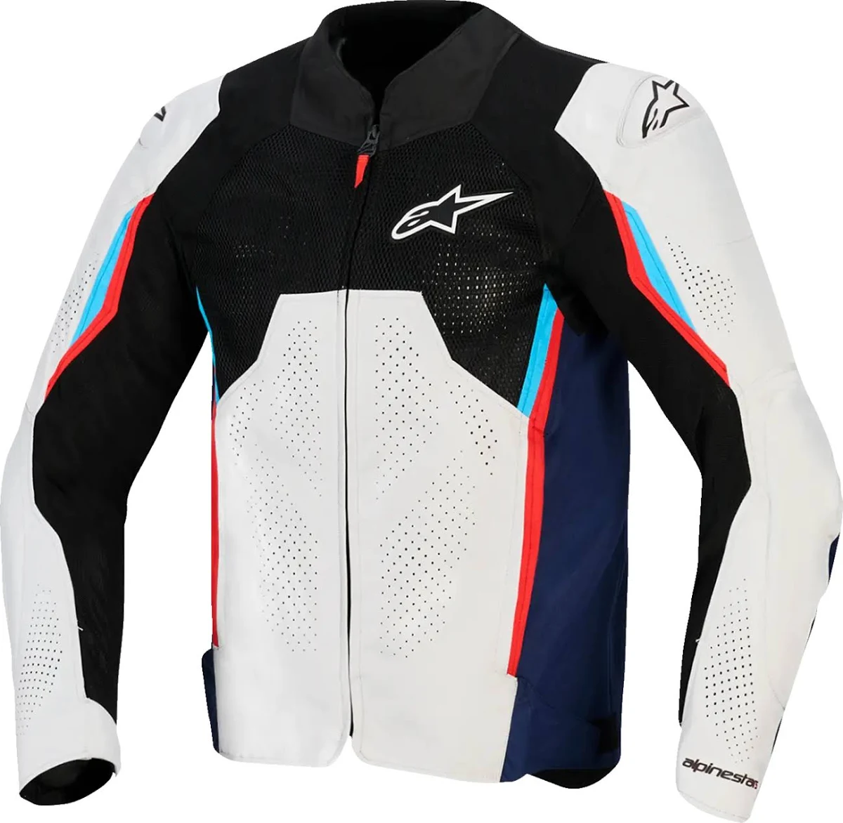 Giacca moto estiva Alpinestars Ast V3 Air Grigio Blu