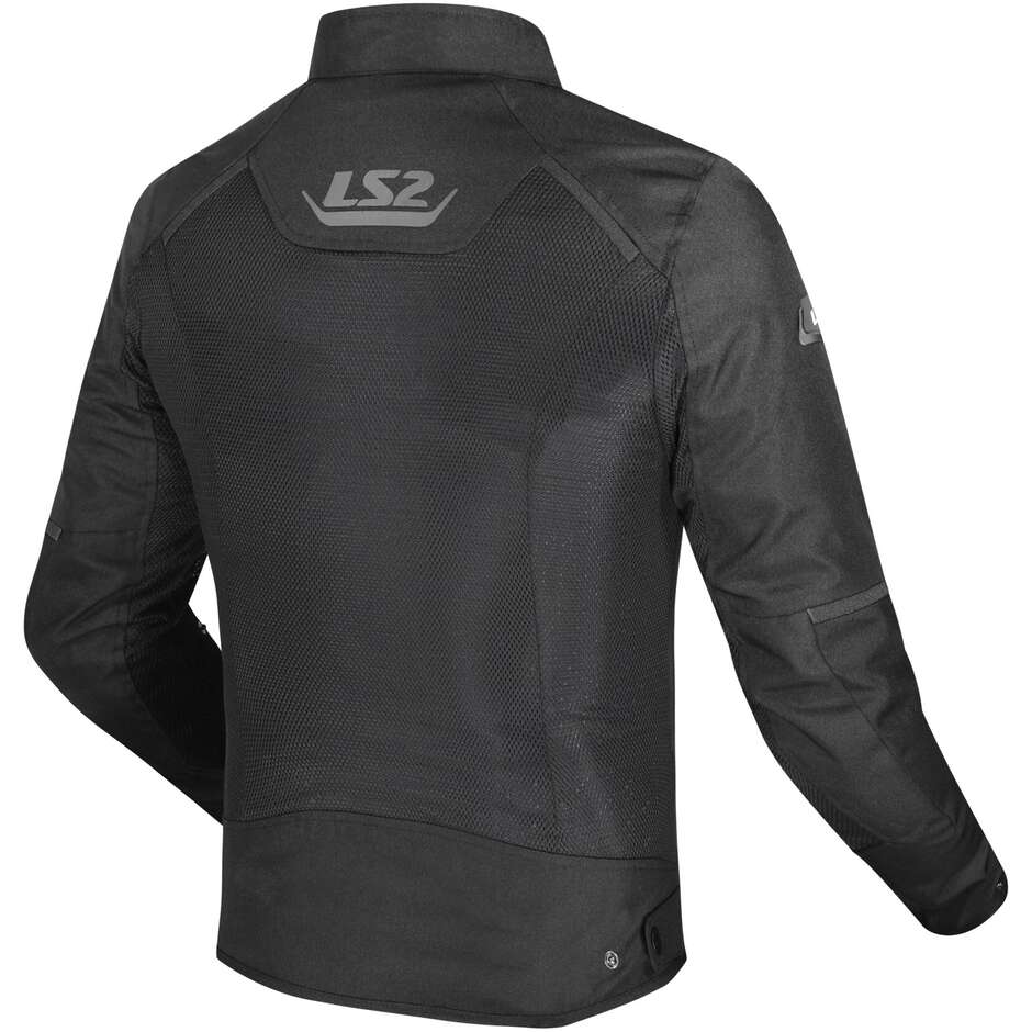 Giacca moto estiva Ls2 Breeze Man Nero