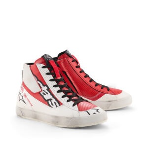 Scarpe moto Alpinestars Stated Flair Bianco Rosso