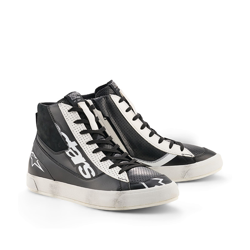Scarpe moto estive Alpinestars Stated Flair Nero Bianco