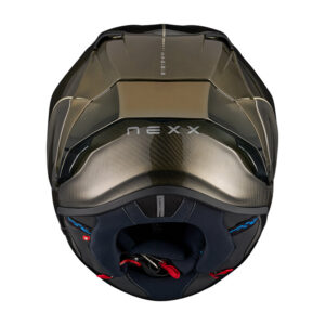 Casco moto integrale Nexx X.R3R Hagibis Oro