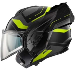 Casco moto modulare Premier X Charger JU 17 BM Giallo