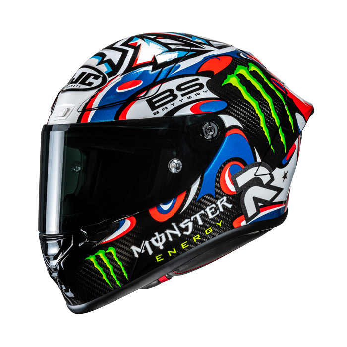 Casco moto integrale Hjc RPHA 1 V2 Carbon Quartararo Le Mans 3