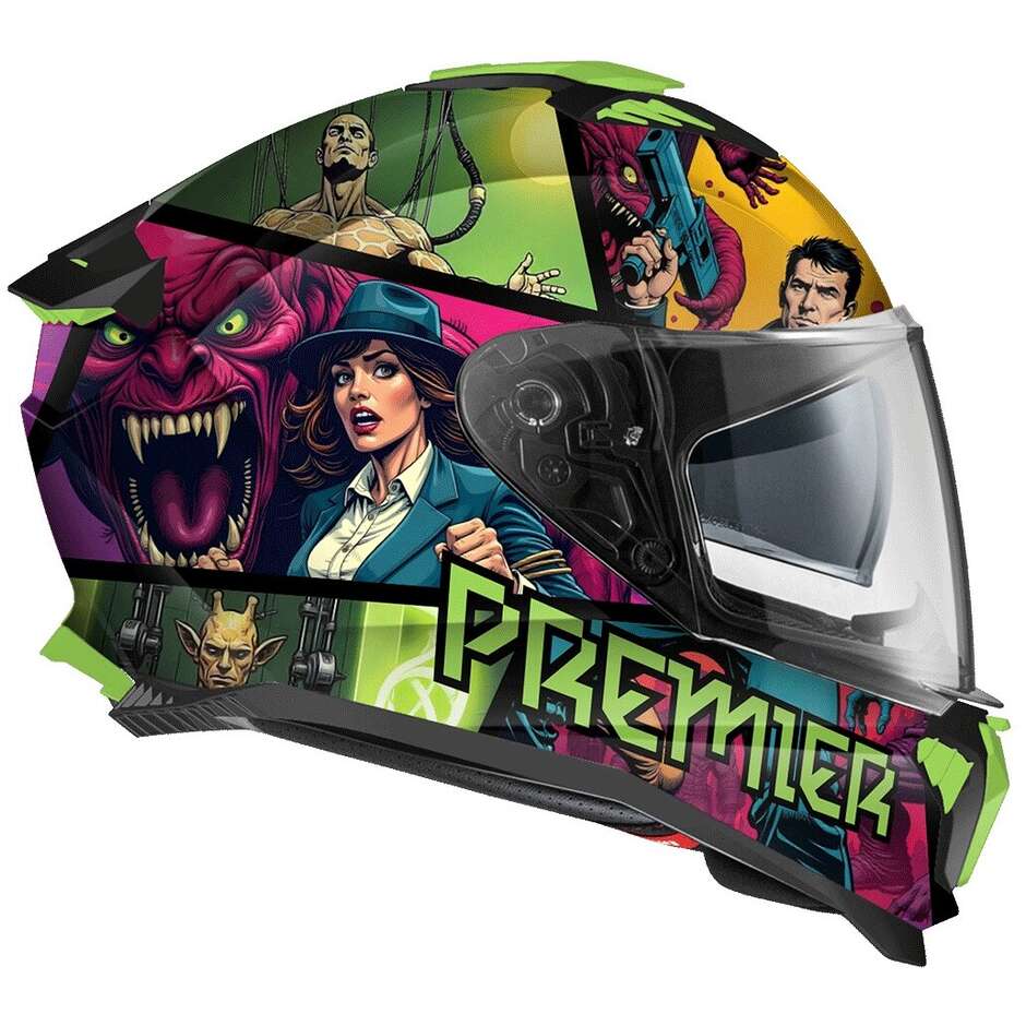 Casco moto integrale Premier Typhoon UD 9 BM