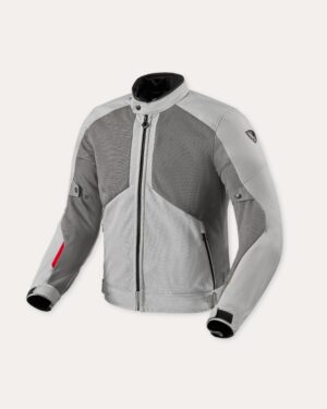 Giacca moto estiva Revit Torque 3 H2O Grigio