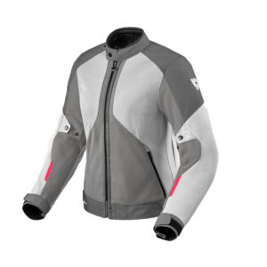 Giacca moto estiva traforata Revit Torque 3 H2O Lady Grigio Fucsia