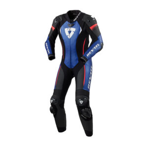 Tuta moto intera donna Revit Xena 4 Nero Blu