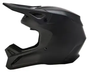 Casco cross enduro Fox V1 Solid Nero Opaco