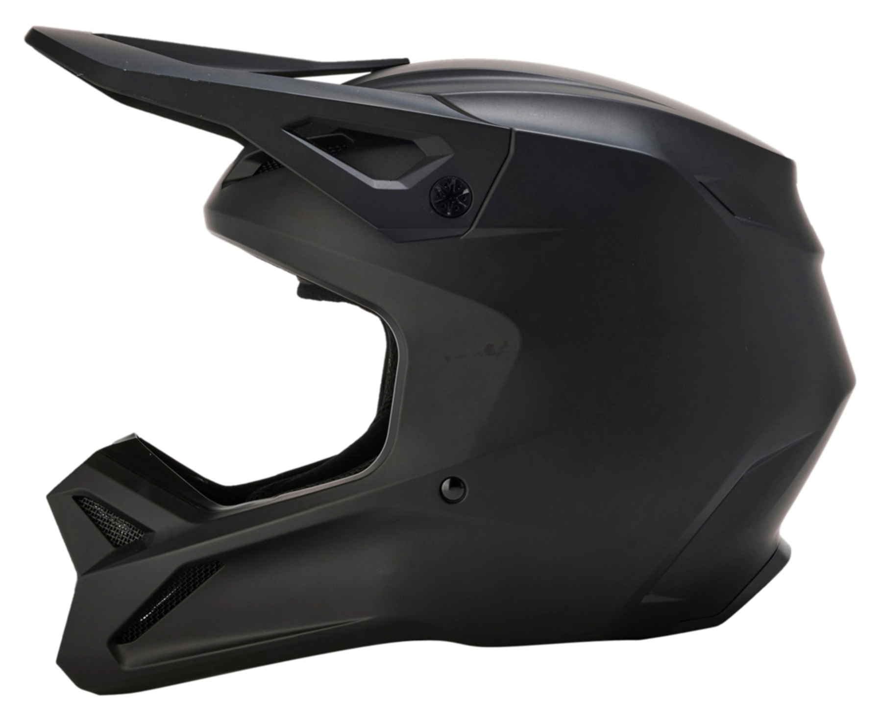 Casco cross enduro Fox V1 Solid Nero Opaco